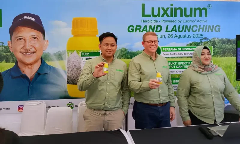 Peluncuran luxinum di Madiun. foto/harry