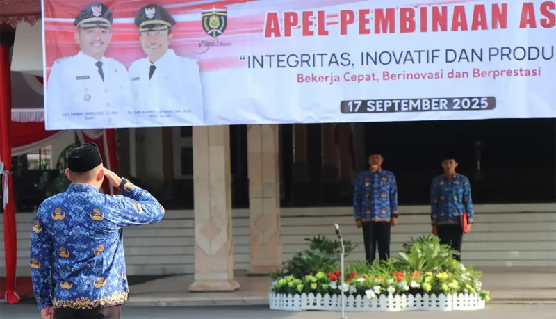 Apel ASN Kabupaten Ngawi.foto/bakohumas