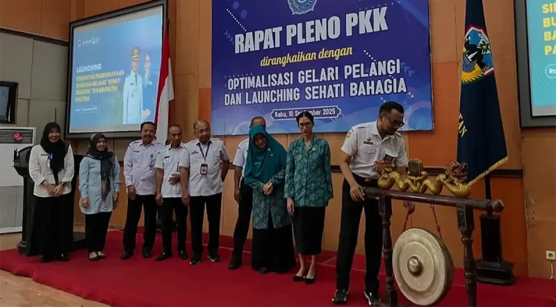 Gelar Karya Pelangi (Gelari Pelangi) di Gedung Karya Darma Pacitan.foto/humas
