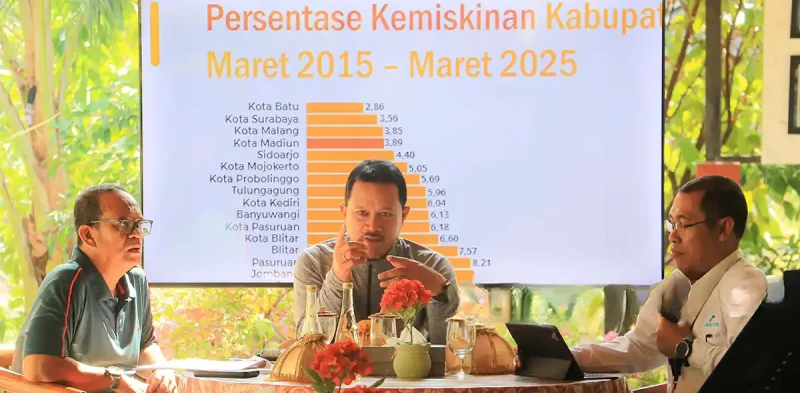 Wali Kota Madiun bersama BPS.foto-diskominfo