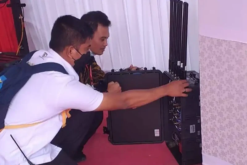 perangkat pengacak sinyal. foto/diskominfo