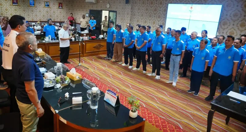 Pelantikan PTSMI Kota Madiun. foto/diskominfo